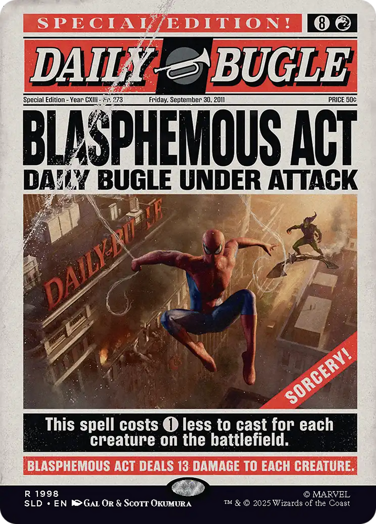 Blasphemous Act (1998) (Rainbow Foil) [Secret Lair Drop Series] - The Mythic Store | 24h Order Processing