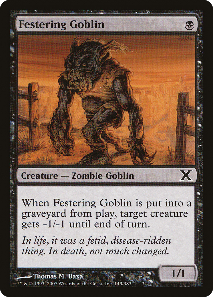 Festering Goblin [Tenth Edition] - The Mythic Store | 24h Order Processing