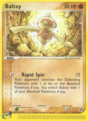 Baltoy (32/100) [EX: Sandstorm] - The Mythic Store | 24h Order Processing