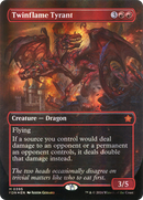 Twinflame Tyrant (Borderless) (Mana Foil) [Foundations] - The Mythic Store | 24h Order Processing