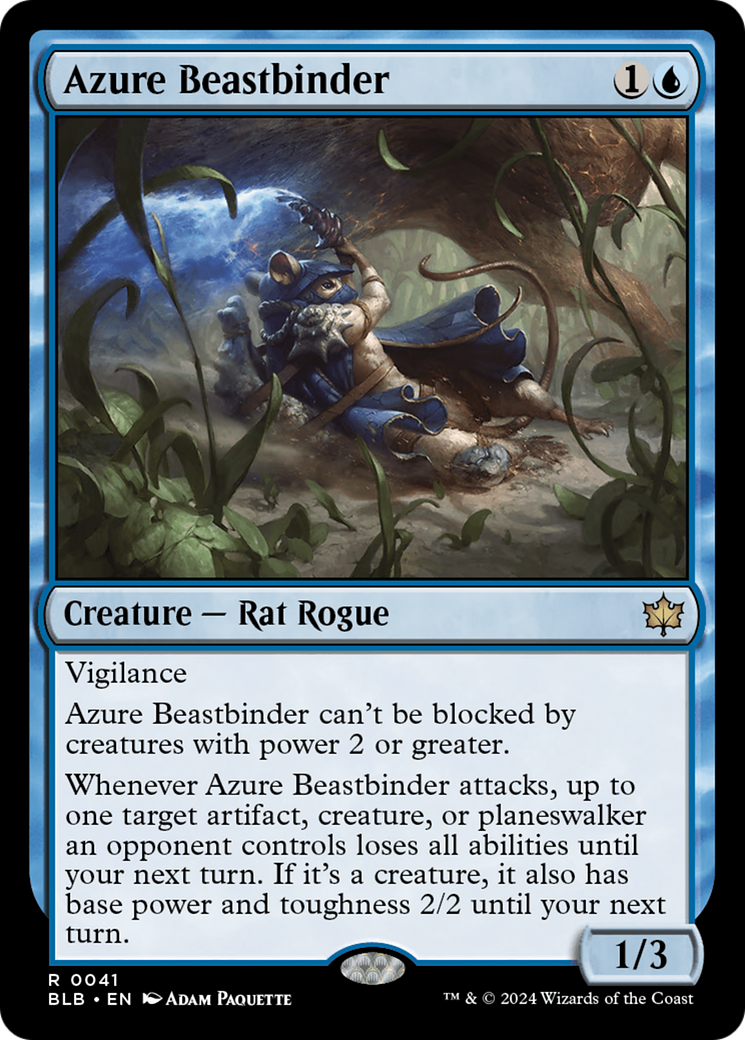 Azure Beastbinder [Bloomburrow] - The Mythic Store | 24h Order Processing