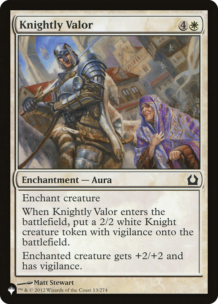 Knightly Valor [The List] - The Mythic Store | 24h Order Processing