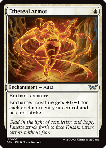 Ethereal Armor [Duskmourn: House of Horror] - The Mythic Store | 24h Order Processing