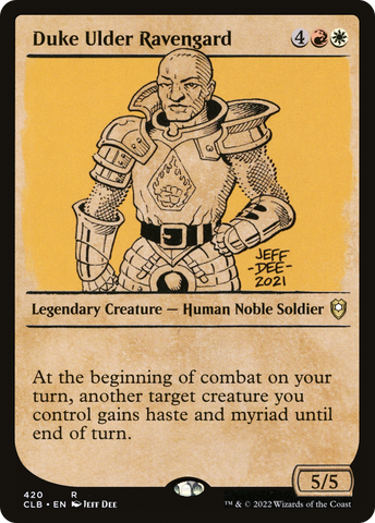 Duke Ulder Ravengard (Showcase) [Commander Legends: Battle for Baldur's Gate] - The Mythic Store | 24h Order Processing
