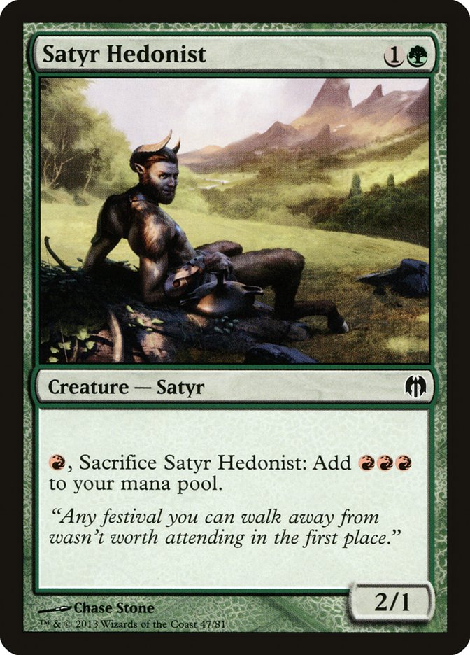 Satyr Hedonist [Duel Decks: Heroes vs. Monsters] - The Mythic Store | 24h Order Processing