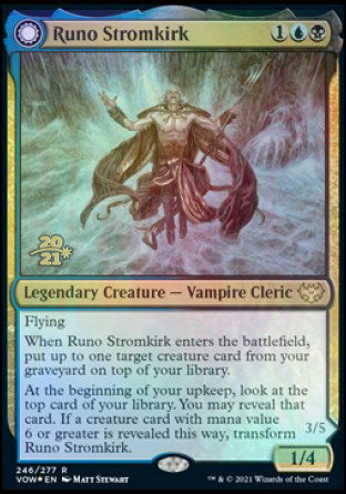 Runo Stromkirk // Krothuss, Lord of the Deep [Innistrad: Crimson Vow Prerelease Promos] - The Mythic Store | 24h Order Processing