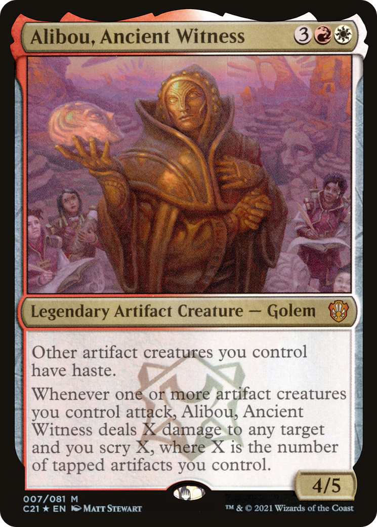 Alibou, Ancient Witness [Commander 2021] - The Mythic Store | 24h Order Processing