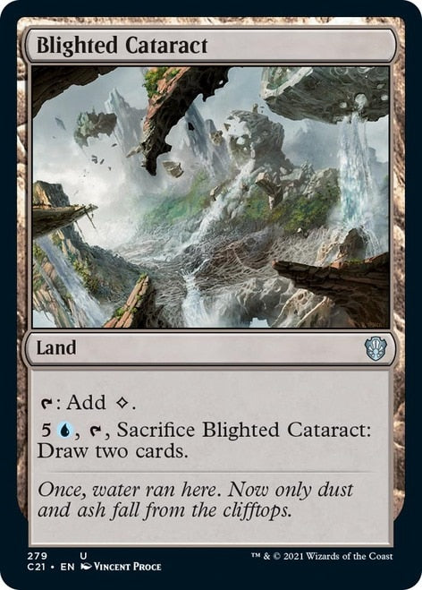 Blighted Cataract [Commander 2021] - The Mythic Store | 24h Order Processing