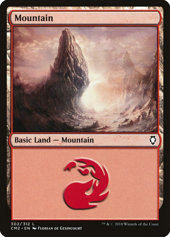 Mountain (302) [Commander Anthology Volume II] - The Mythic Store | 24h Order Processing