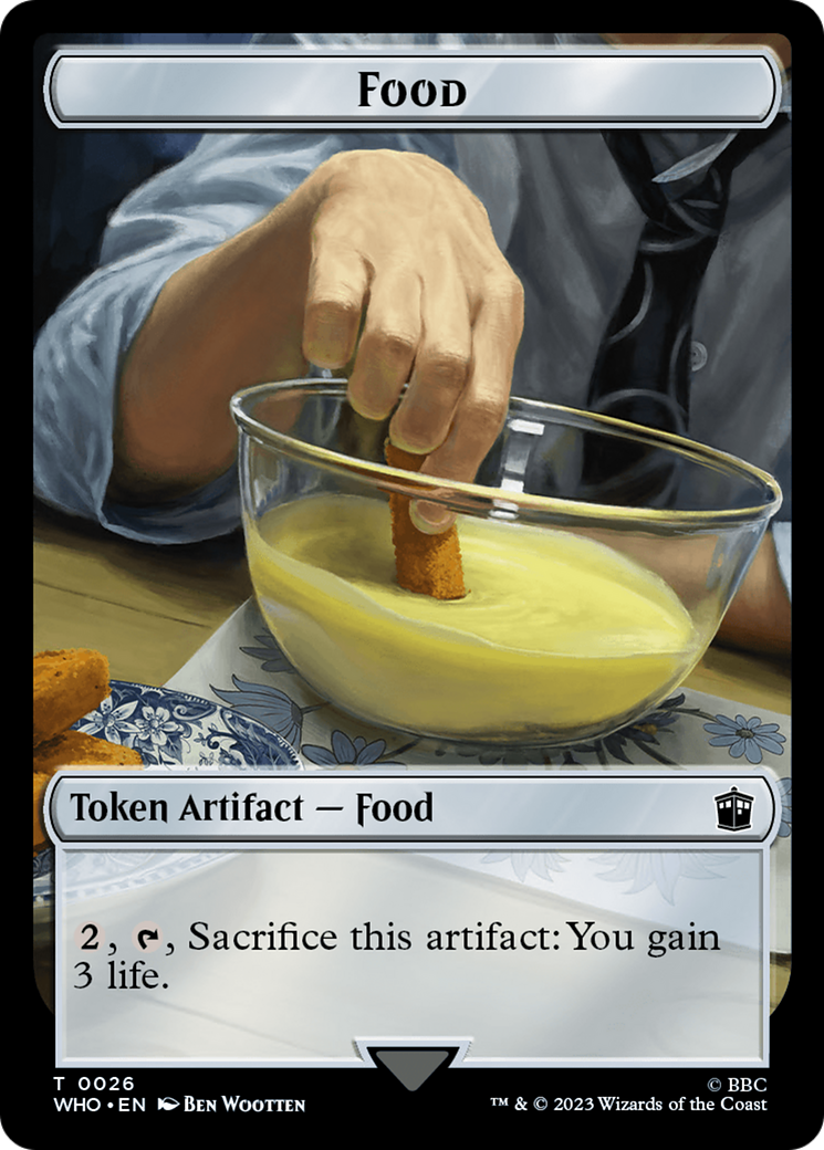 Dalek // Food (0026) Double-Sided Token [Doctor Who Tokens] - The Mythic Store | 24h Order Processing