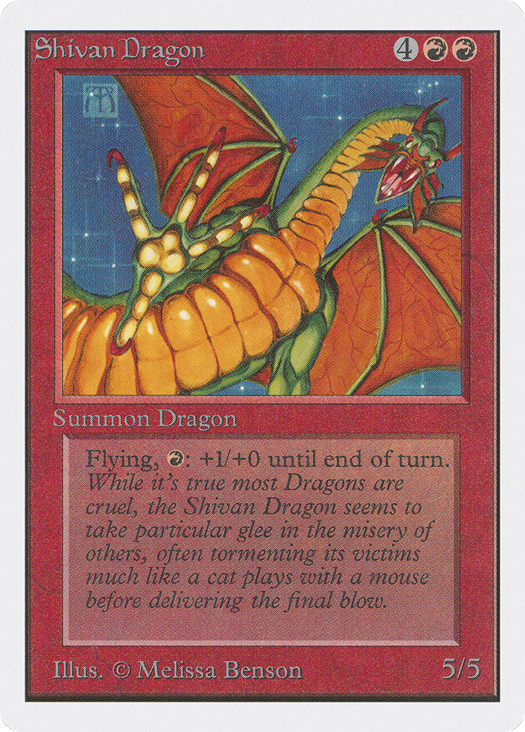 Shivan Dragon [Unlimited Edition] - The Mythic Store | 24h Order Processing