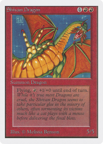 Shivan Dragon [Unlimited Edition] - The Mythic Store | 24h Order Processing