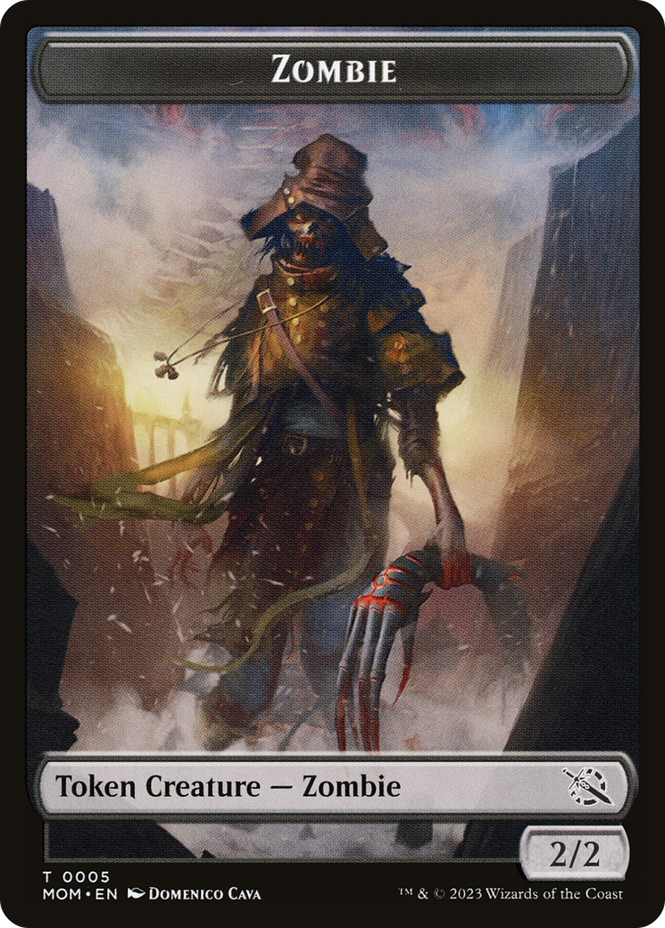 Treasure (21) // Zombie Double-Sided Token [March of the Machine Tokens] - The Mythic Store | 24h Order Processing