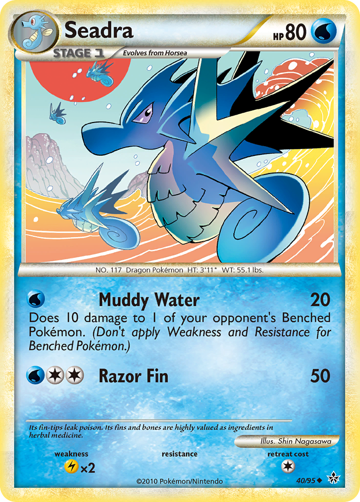 Seadra (40/95) [HeartGold & SoulSilver: Unleashed] - The Mythic Store | 24h Order Processing