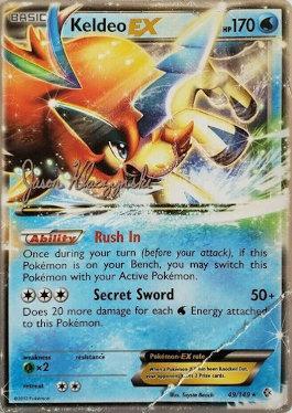 Keldeo EX (49/149) (Darkrai Deck - Jason Klaczynski) [World Championships 2013] - The Mythic Store | 24h Order Processing