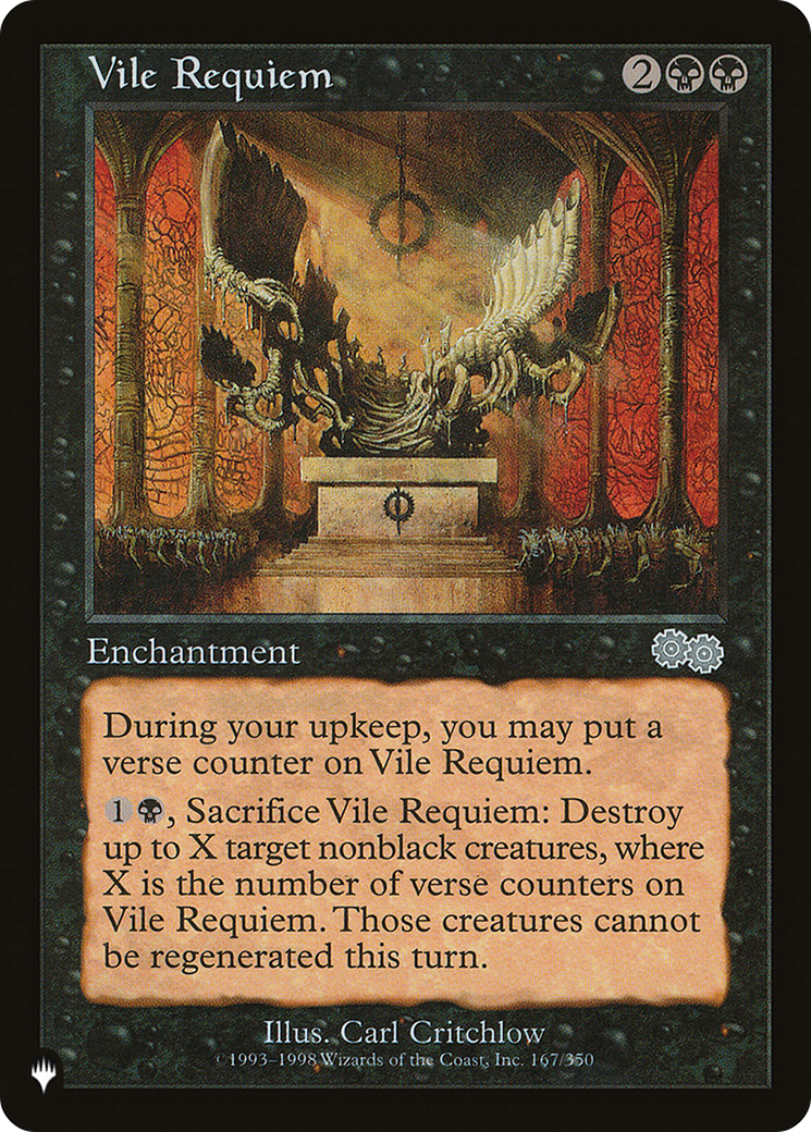 Vile Requiem (USG) [The List Reprints] - The Mythic Store | 24h Order Processing