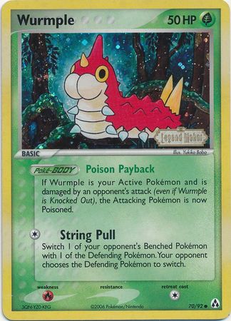 Wurmple (70/92) (Stamped) [EX: Legend Maker] - The Mythic Store | 24h Order Processing