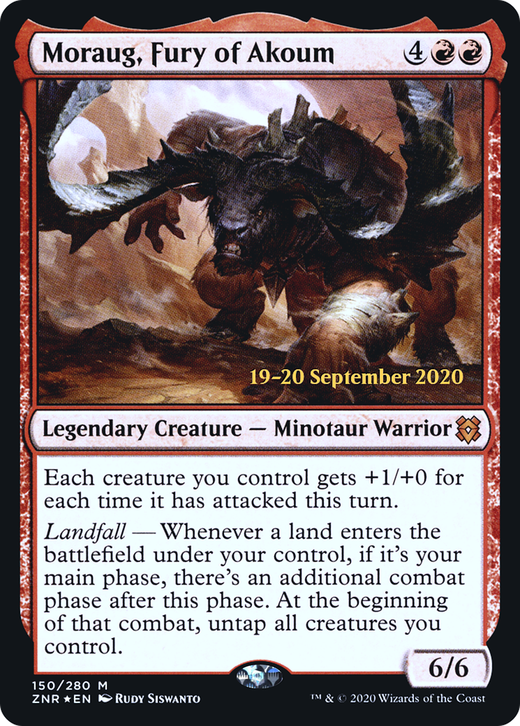 Moraug, Fury of Akoum [Zendikar Rising Prerelease Promos] - The Mythic Store | 24h Order Processing