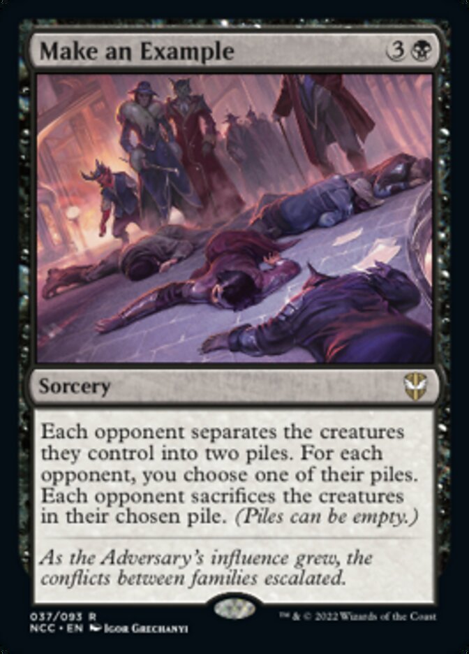 Make an Example [Streets of New Capenna Commander] - The Mythic Store | 24h Order Processing