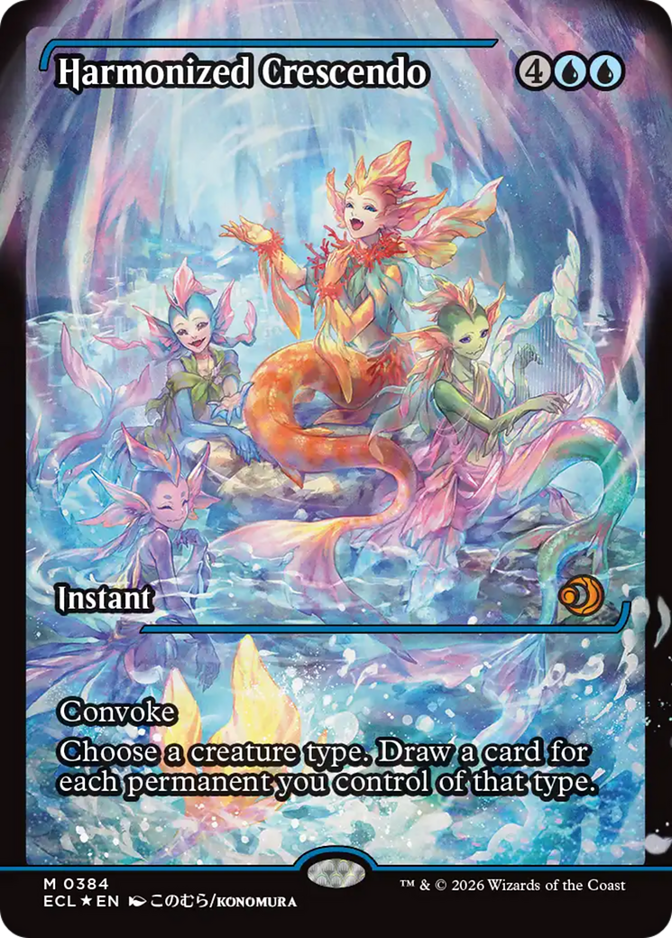 Harmonized Crescendo (0384) (Showcase) [Lorwyn Eclipsed] - The Mythic Store | 24h Order Processing