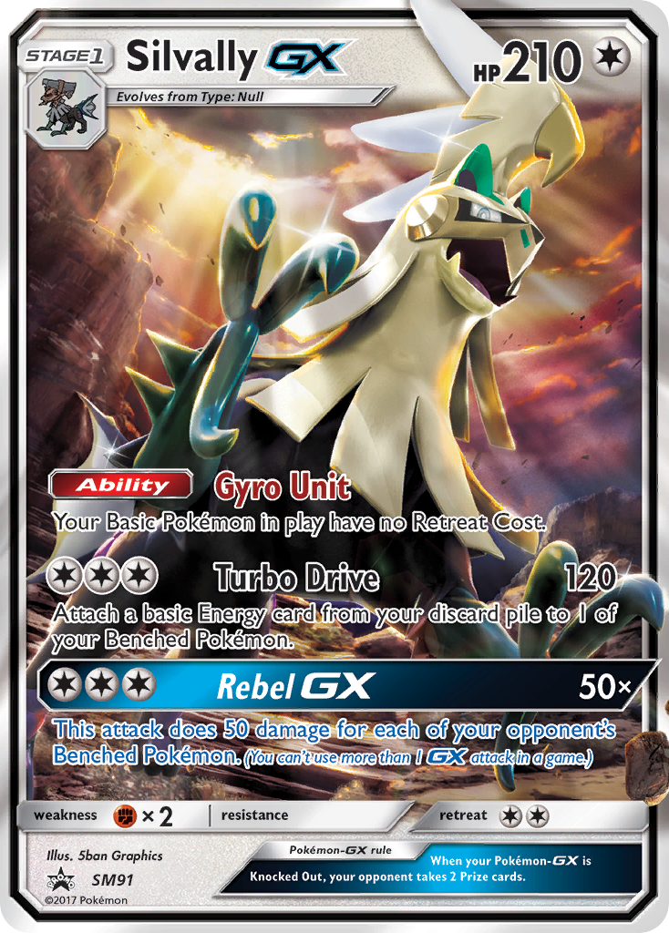 Silvally GX (SM91) [Sun & Moon: Black Star Promos] - The Mythic Store | 24h Order Processing