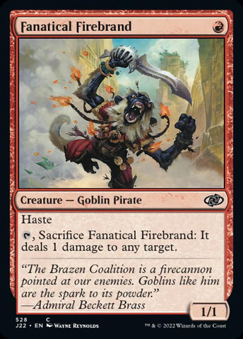 Fanatical Firebrand [Jumpstart 2022] - The Mythic Store | 24h Order Processing