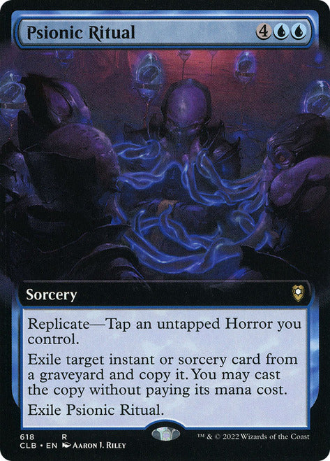 Psionic Ritual (Extended Art) [Commander Legends: Battle for Baldur's Gate] - The Mythic Store | 24h Order Processing