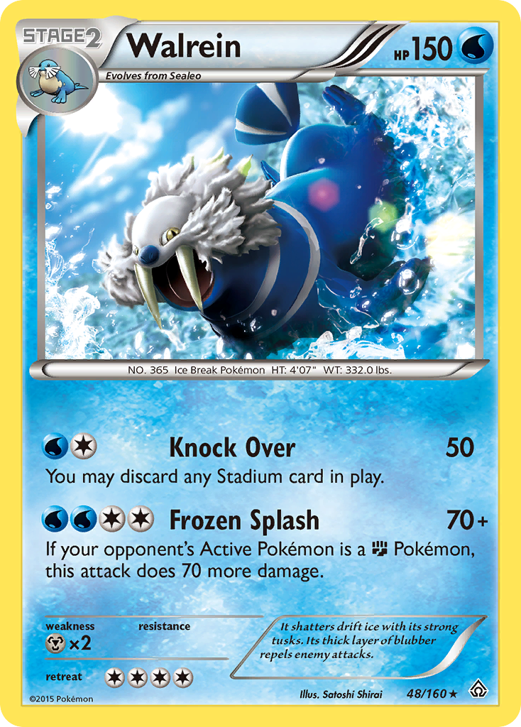 Walrein (48/160) [XY: Primal Clash] - The Mythic Store | 24h Order Processing