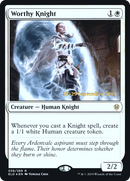 Worthy Knight [Throne of Eldraine Prerelease Promos] - The Mythic Store | 24h Order Processing
