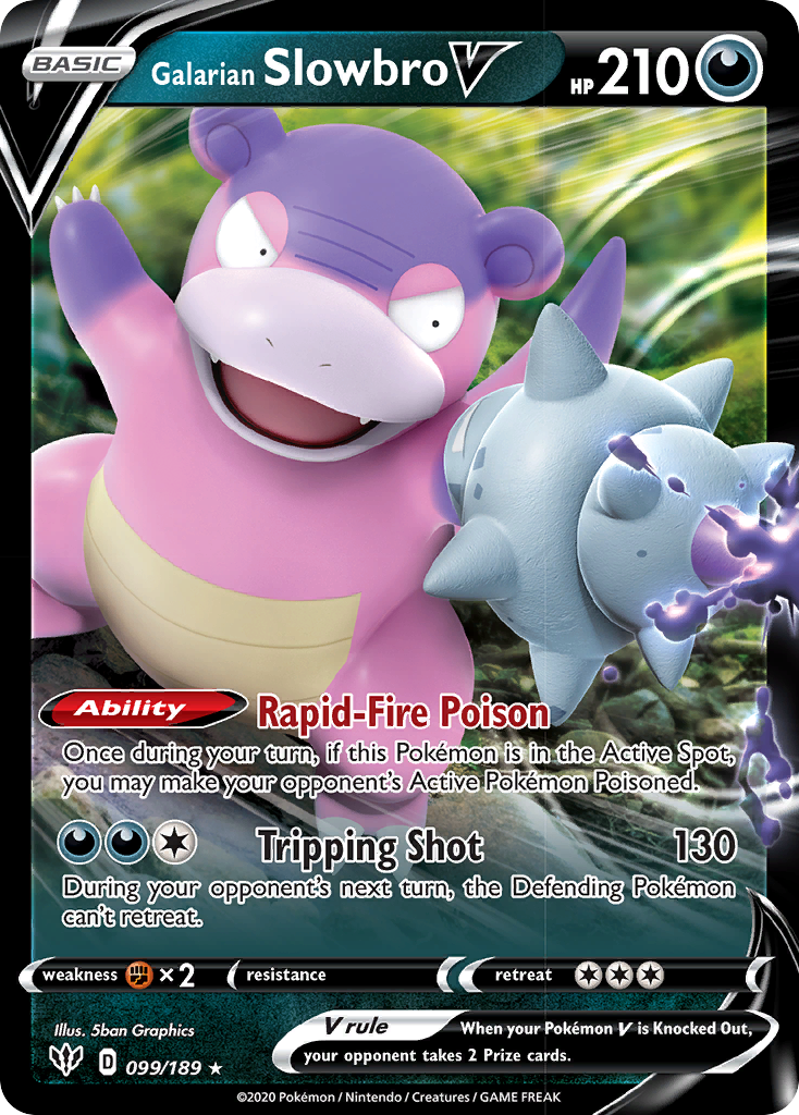 Galarian Slowbro V (099/189) [Sword & Shield: Darkness Ablaze] - The Mythic Store | 24h Order Processing