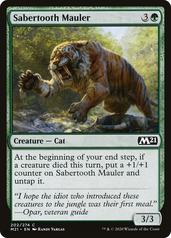 Sabertooth Mauler [Core Set 2021] - The Mythic Store | 24h Order Processing