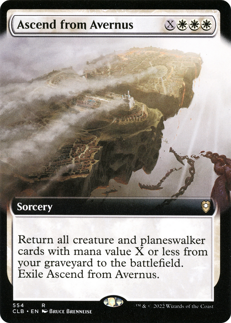 Ascend from Avernus (Extended Art) [Commander Legends: Battle for Baldur's Gate] - The Mythic Store | 24h Order Processing