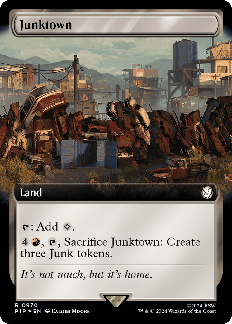 Junktown (Extended Art) (Surge Foil) [Fallout] - The Mythic Store | 24h Order Processing