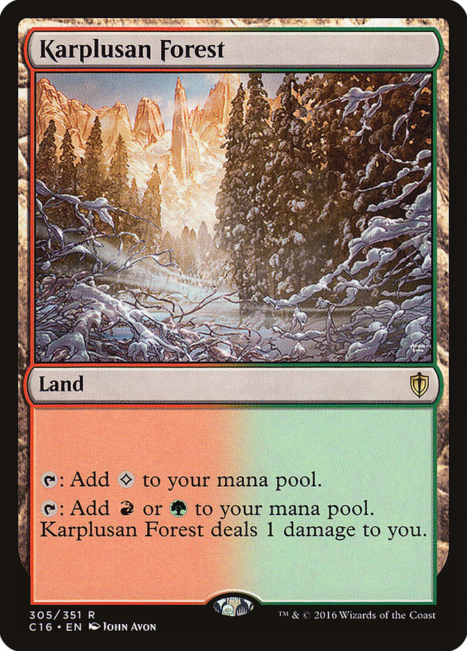 Karplusan Forest [Commander 2016] - The Mythic Store | 24h Order Processing