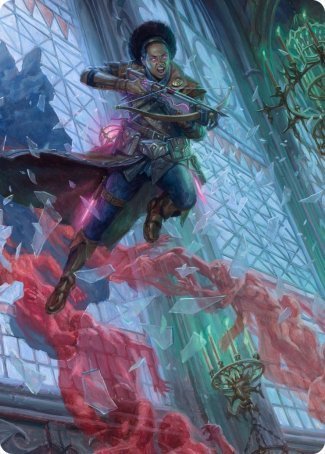 Kaya, Geist Hunter Art Card [Innistrad: Crimson Vow Art Series] - The Mythic Store | 24h Order Processing