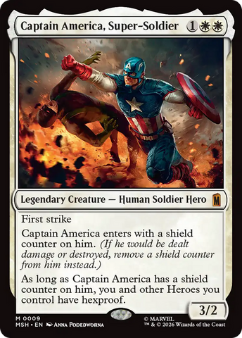 Captain America, Super-Soldier [Marvel Super Heroes] - The Mythic Store | 24h Order Processing