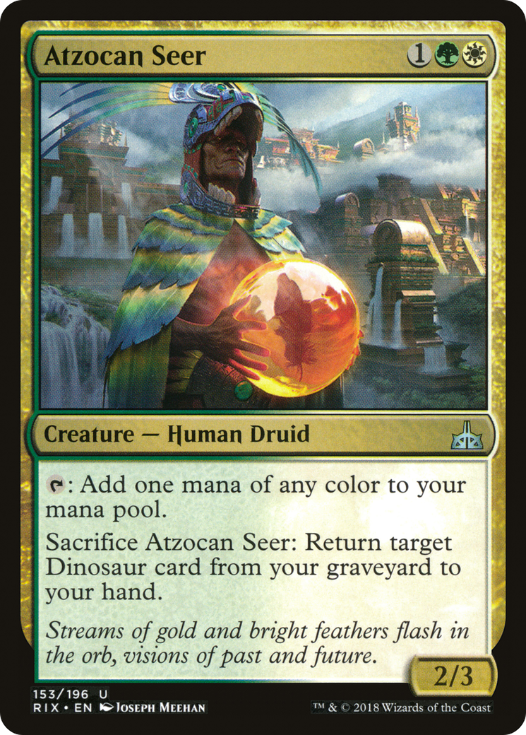 Atzocan Seer [Rivals of Ixalan] - The Mythic Store | 24h Order Processing