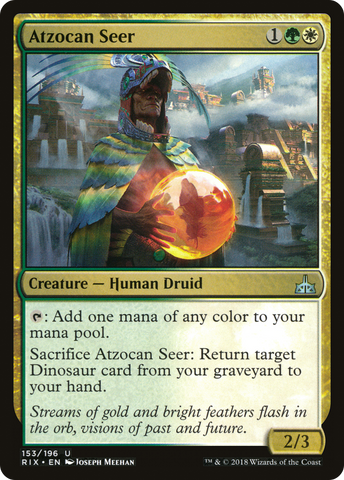 Atzocan Seer [Rivals of Ixalan] - The Mythic Store | 24h Order Processing