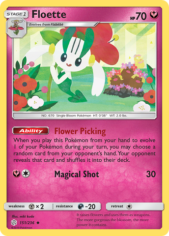 Floette (151/236) [Sun & Moon: Cosmic Eclipse] - The Mythic Store | 24h Order Processing