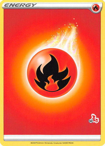 Fire Energy (Cinderace Stamp #32) [Battle Academy 2022] - The Mythic Store | 24h Order Processing