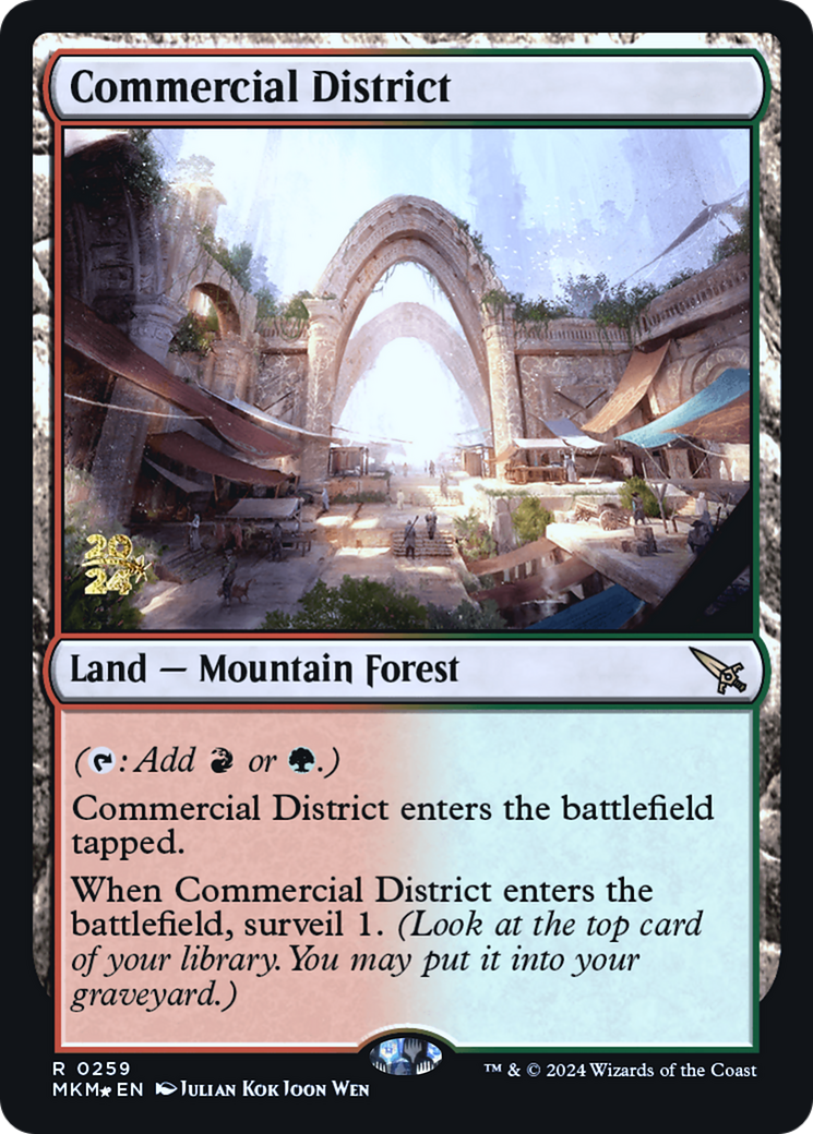 Commercial District [Murders at Karlov Manor Prerelease Promos] - The Mythic Store | 24h Order Processing