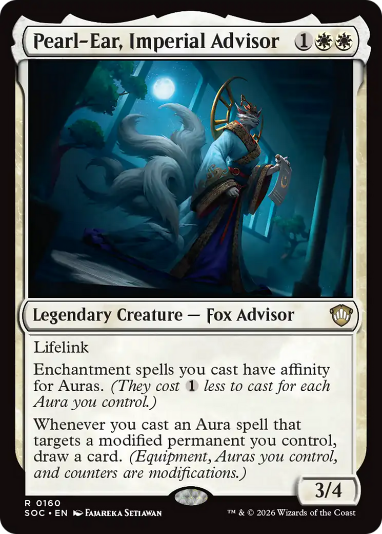 Pearl-Ear, Imperial Advisor [Secrets of Strixhaven Commander] - The Mythic Store | 24h Order Processing