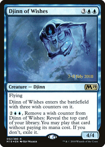 Djinn of Wishes [Core Set 2019 Prerelease Promos] - The Mythic Store | 24h Order Processing