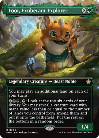 Loot, Exuberant Explorer (Borderless) [Foundations] - The Mythic Store | 24h Order Processing