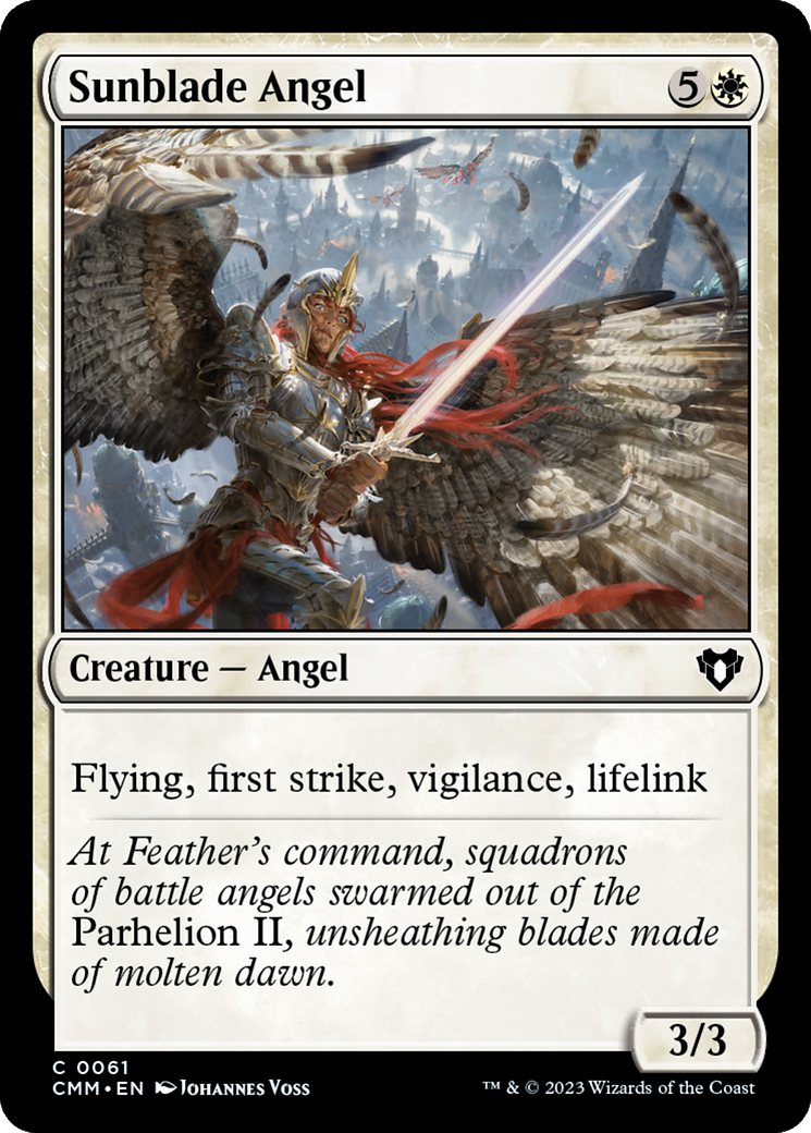 Sunblade Angel [Commander Masters] - The Mythic Store | 24h Order Processing