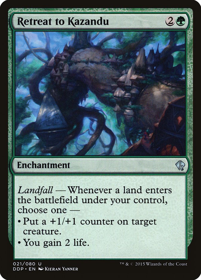 Retreat to Kazandu [Duel Decks: Zendikar vs. Eldrazi] - The Mythic Store | 24h Order Processing