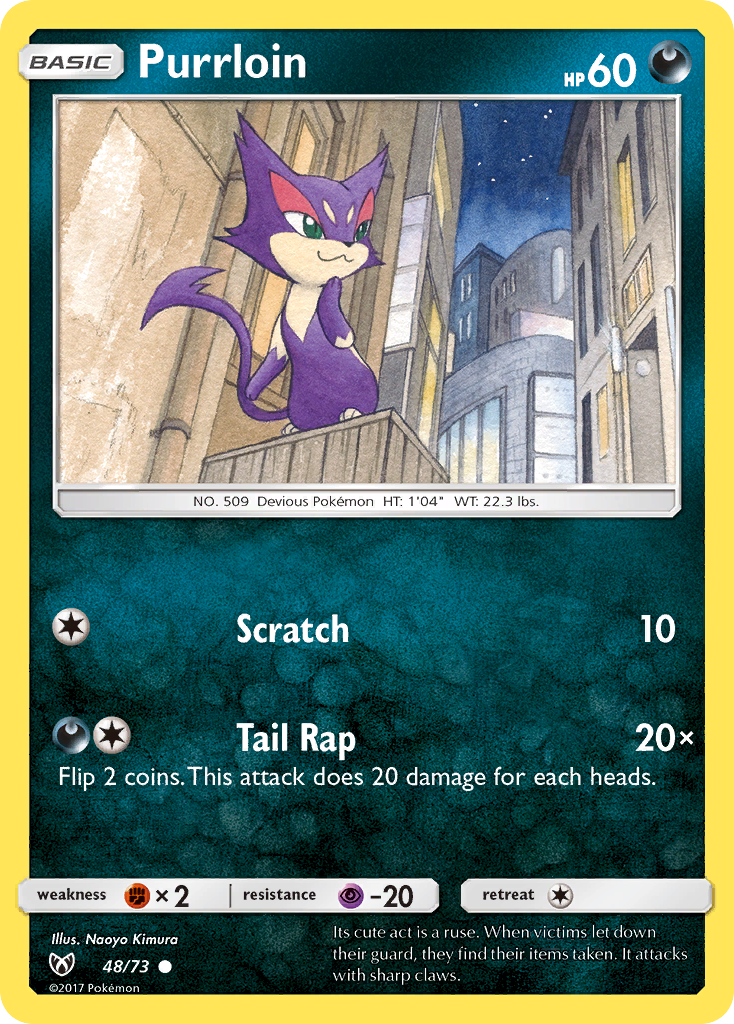 Purrloin (48/73) [Sun & Moon: Shining Legends] - The Mythic Store | 24h Order Processing