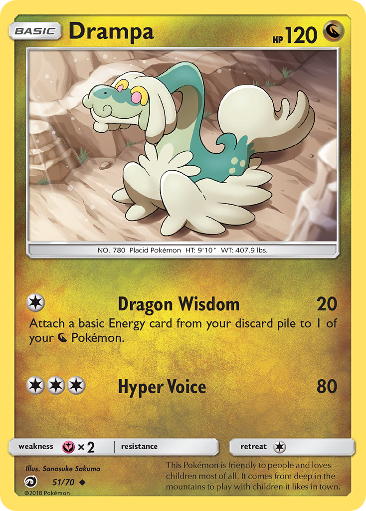 Drampa (51/70) [Sun & Moon: Dragon Majesty] - The Mythic Store | 24h Order Processing