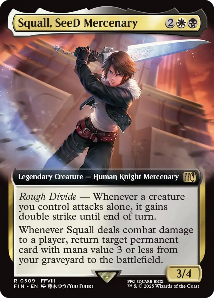 Squall, SeeD Mercenary (Extended Art) [FINAL FANTASY] - The Mythic Store | 24h Order Processing