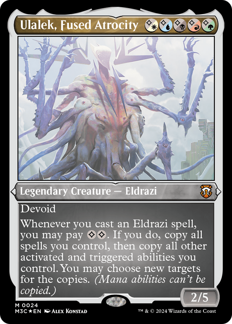 Ulalek, Fused Atrocity (Foil Etched) [Modern Horizons 3 Commander] - The Mythic Store | 24h Order Processing